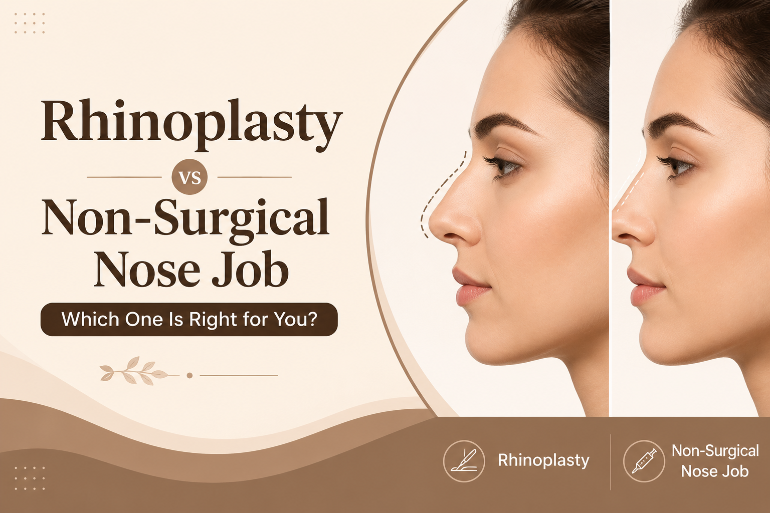 Rhinoplasty vs Non-Surgical Nose Job: Which One Is Right for You?